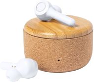 Korvakuulokkeet Grigal bluetooth earphones, luonnollinen liikelahja logopainatuksella