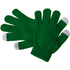 Kosketusnäytön käsine Pigun touch screen gloves for kids, harmaa, tummanvihreä liikelahja logopainatuksella