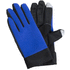 Kosketusnäytön käsine Vanzox touch sport gloves, sininen, musta liikelahja logopainatuksella
