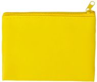 Kukkaro Dramix purse, keltainen liikelahja logopainatuksella