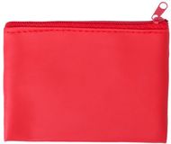 Kukkaro Dramix purse, punainen liikelahja logopainatuksella