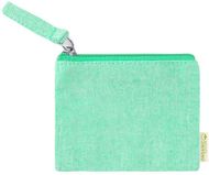 Kukkaro Fontix cotton purse, vihreä liikelahja logopainatuksella