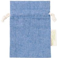Kukkarot Dratinix cotton gift bag, sininen liikelahja logopainatuksella