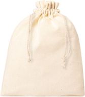 Kukkarot Fergut produce bag, beige liikelahja logopainatuksella