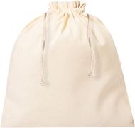 Kukkarot Jardix produce bag, beige liikelahja logopainatuksella