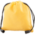 Kukkarot Kiping pouch, keltainen, musta liikelahja logopainatuksella