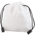 Kukkarot Kiping pouch, valkoinen, musta liikelahja logopainatuksella
