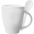 Kuppi Spoon mug, valkoinen liikelahja logopainatuksella