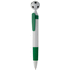 Kuulakynä Basley ballpoint pen, valkoinen, vihreä liikelahja logopainatuksella