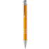 Kuulakynä Channel Black ballpoint pen, oranssi liikelahja logopainatuksella
