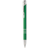 Kuulakynä Channel Black ballpoint pen, vihreä liikelahja logopainatuksella