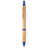 Kuulakynä Coldery bamboo ballpoint pen, luonnollinen, sininen liikelahja logopainatuksella