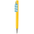 Kuulakynä CreaClip ballpoint pen, keltainen liikelahja logopainatuksella