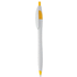 Kuulakynä Finball ballpoint pen, valkoinen, keltainen liikelahja logopainatuksella