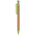Kuulakynä Larkin ballpoint pen, luonnollinen, vihreä liikelahja logopainatuksella