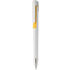 Kuulakynä Rubri ballpoint pen, valkoinen, keltainen liikelahja logopainatuksella