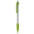 Kuulakynä Snow panther ballpoint pen, valkoinen, kalkinvihreä liikelahja logopainatuksella