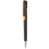 Kuulakynä Vade ballpoint pen, musta, oranssi liikelahja logopainatuksella