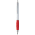 Kuulakynä Willys ballpoint pen, valkoinen, punainen liikelahja logopainatuksella