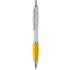 Kuulakynä Wumpy ballpoint pen, valkoinen, keltainen liikelahja logopainatuksella