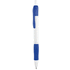 Kuulakynä Zufer ballpoint pen, valkoinen, sininen liikelahja logopainatuksella
