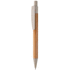 Kuulakynä Boothic bamboo ballpoint pen, luonnollinen, beige liikelahja logopainatuksella
