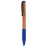 Kuulakynä Bripp bamboo ballpoint pen, luonnollinen, sininen liikelahja logopainatuksella