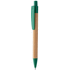 Kuulakynä Colothic bamboo ballpoint pen, luonnollinen, vihreä liikelahja logopainatuksella