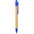 Kuulakynä Heloix bamboo ballpoint pen, luonnollinen, sininen lisäkuva 2