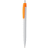 Kuulakynä Snow Leopard ballpoint pen, valkoinen, oranssi liikelahja logopainatuksella