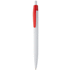 Kuulakynä Snow Leopard ballpoint pen, valkoinen, punainen liikelahja logopainatuksella