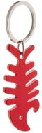Kuulokekela Ria keyring, punainen liikelahja logopainatuksella