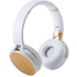 Kuulokkeet Treiko bluetooth headphones, valkoinen, luonnollinen liikelahja logopainatuksella
