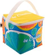 Kylmäkotelo CreaCool 4 custom cooler bag, valkoinen liikelahja logopainatuksella