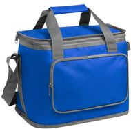Kylmäkotelo Kardil cooler bag, sininen, harmaa liikelahja logopainatuksella