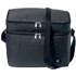 Kylmäkotelo Teindor RPET cooler bag, musta liikelahja logopainatuksella