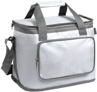 Kylmäkotelo Kardil cooler bag, valkoinen, harmaa liikelahja logopainatuksella