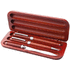 Kynäkotelo Rowotri wooden pen set, punainen liikelahja logopainatuksella