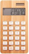 Laskin BooCalc bamboo calculator, luonnollinen liikelahja logopainatuksella
