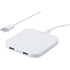 Laturi Donson wireless charger, valkoinen liikelahja logopainatuksella