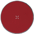 Laturi Golop wireless charger, punainen liikelahja logopainatuksella