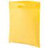 Lehtikassi Blaster shopping bag, keltainen liikelahja logopainatuksella