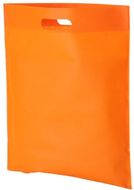 Lehtikassi Blaster shopping bag, oranssi liikelahja logopainatuksella