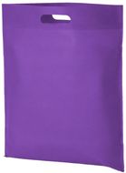 Lehtikassi Blaster shopping bag, violetti liikelahja logopainatuksella