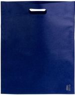 Lehtikassi Dromeda RPET shopping bag, tummansininen liikelahja logopainatuksella