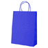 Lehtikassi Store paper bag, sininen liikelahja logopainatuksella