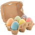 Liitu Pascha chalk eggs, luonnollinen liikelahja logopainatuksella