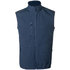 Liivi Jandro RPET softshell vest, tummansininen liikelahja logopainatuksella