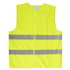 Liivit, heijastavat nauhat Visibo Mini visibility vest for children, neon-keltainen liikelahja logopainatuksella