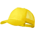 Lippalakki Clipak baseball cap, keltainen liikelahja logopainatuksella